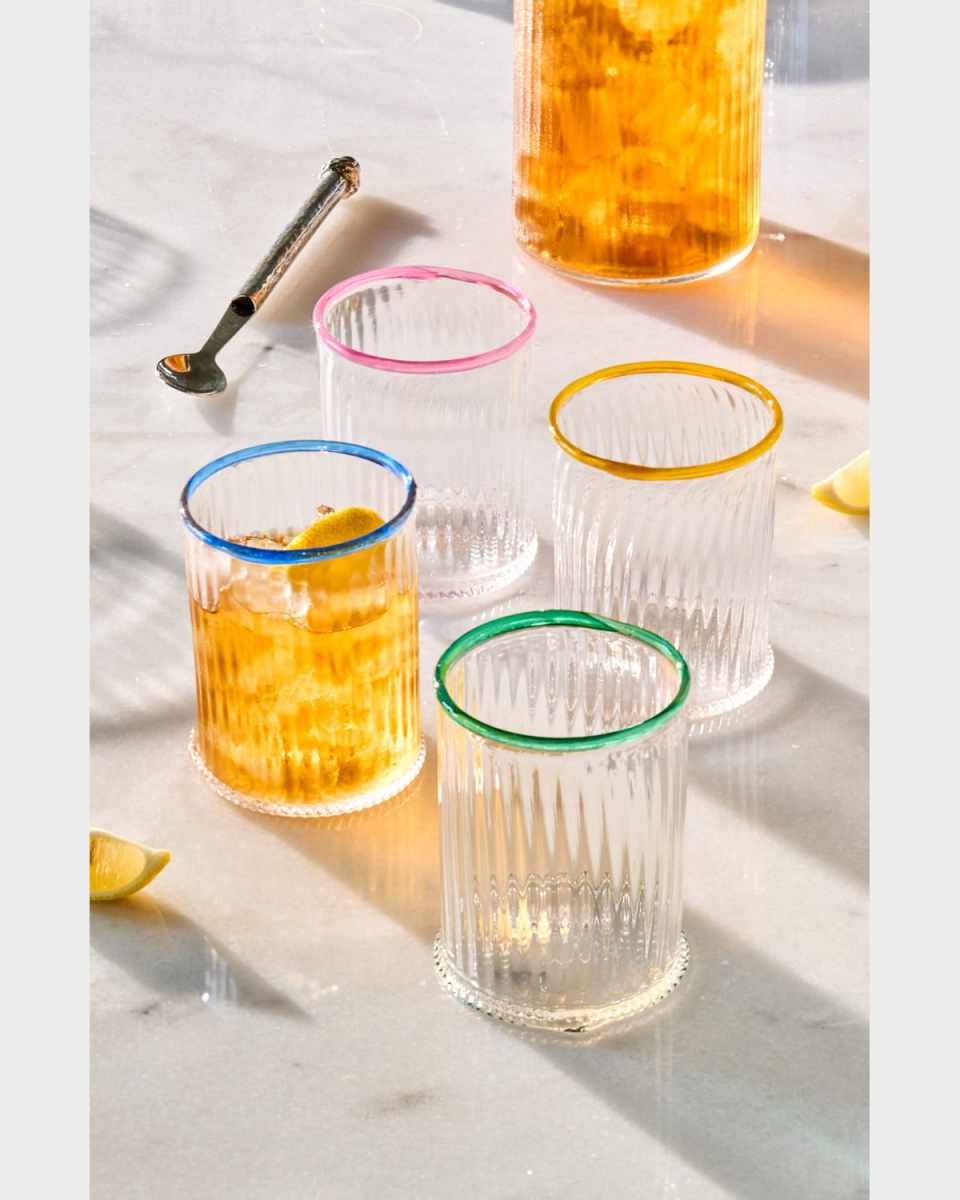 Nell Assorted Double Old Fashioned Glasses, Set of 4